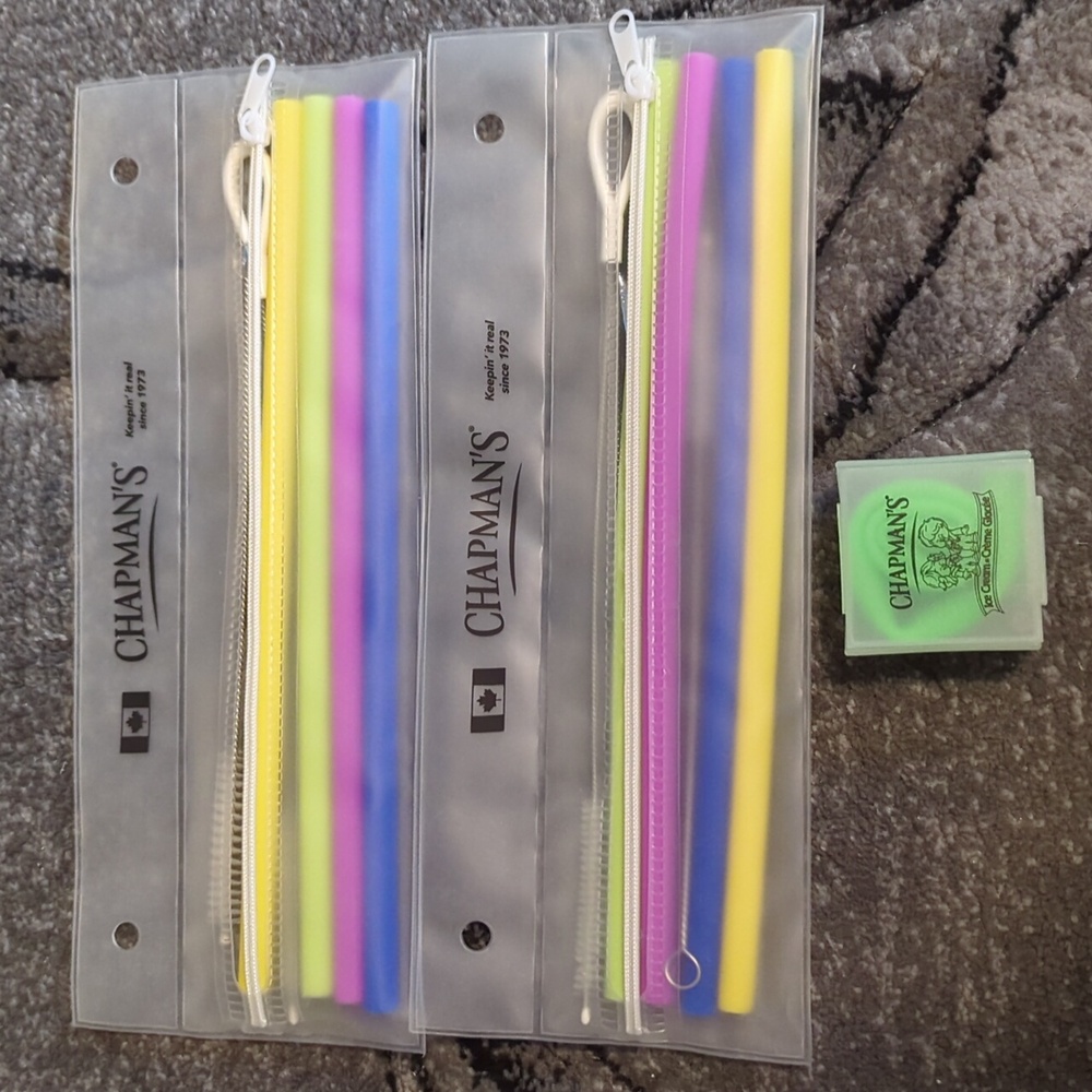 Chapman's reusable straws new/ never used